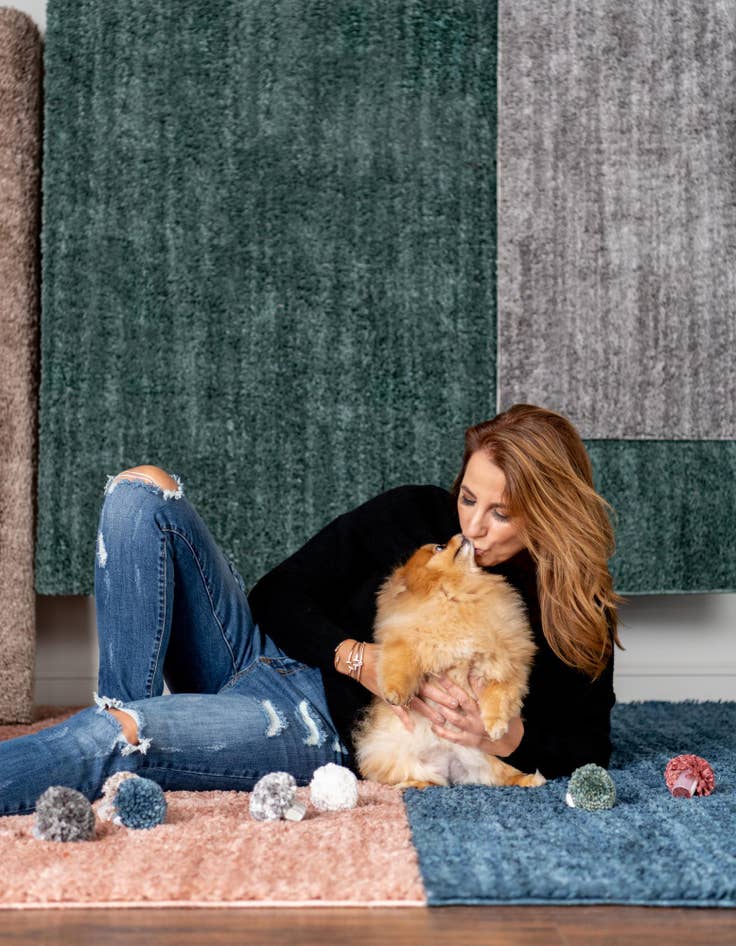 Detail image of  2' x 8' Jill Zarin Shaggy Chic Runner Rug