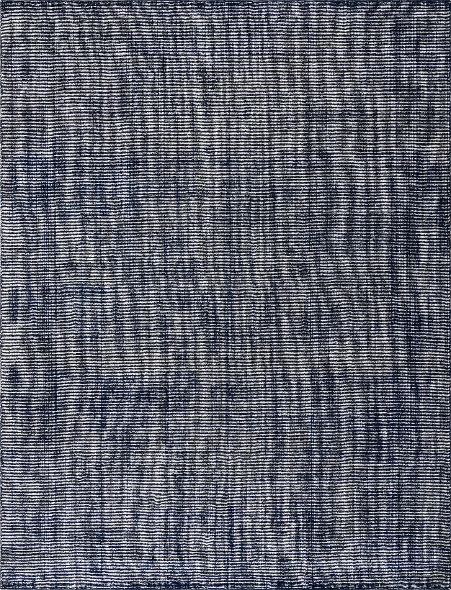 Blueberry 9' x 12' Hand Woven Jill Zarin English Manor Farmhouse Wool ...