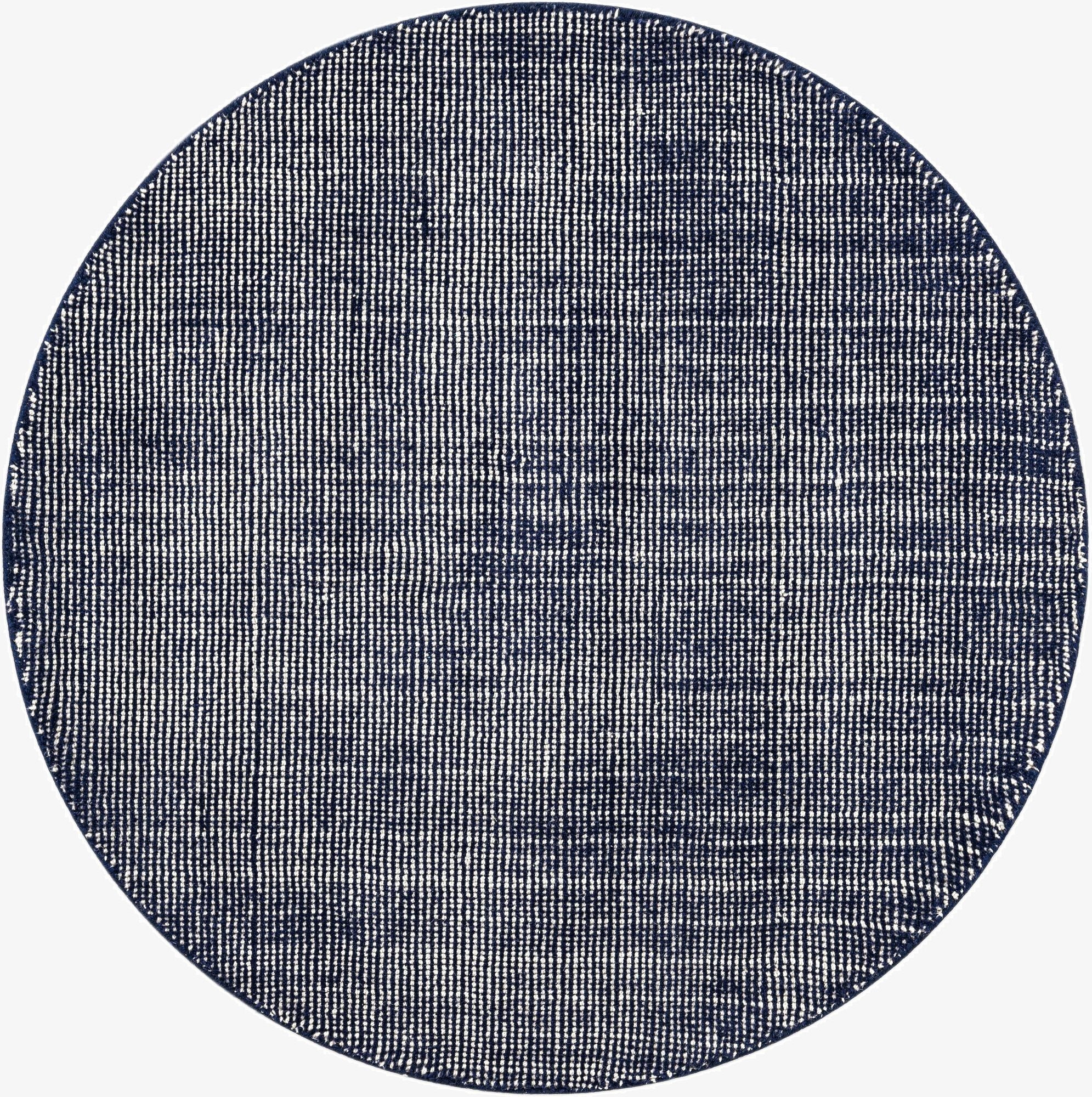  5' 3 x 5' 3  Hand Woven Jill Zarin English Manor Farmhouse Wool Round Rug