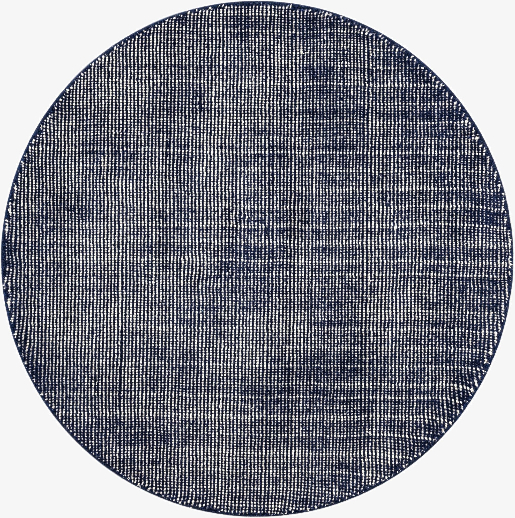  4' 1 x 4' 1  Hand Woven Jill Zarin English Manor Farmhouse Wool Round Rug