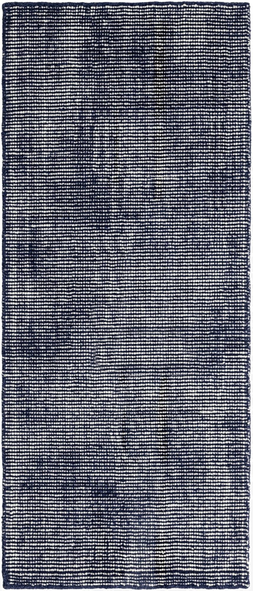  2' x 5' 1  Hand Woven Jill Zarin English Manor Farmhouse Wool Runner Rug