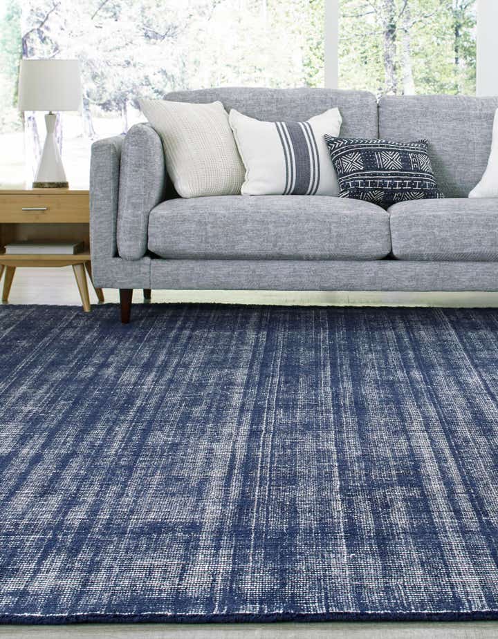 Blueberry 7' 10 x 7' 10 Hand Woven Jill Zarin English Manor Farmhouse ...