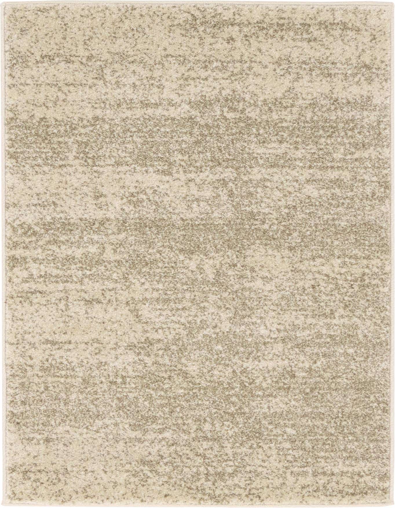 A 2x3 rectangular Bone Beige rug with a subtle, textured solid pattern, ideal for an entryway or kitchen.