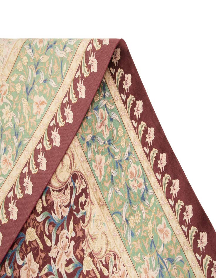 Detail image of  6' 1 x 9' 10 Ghom Design Rug