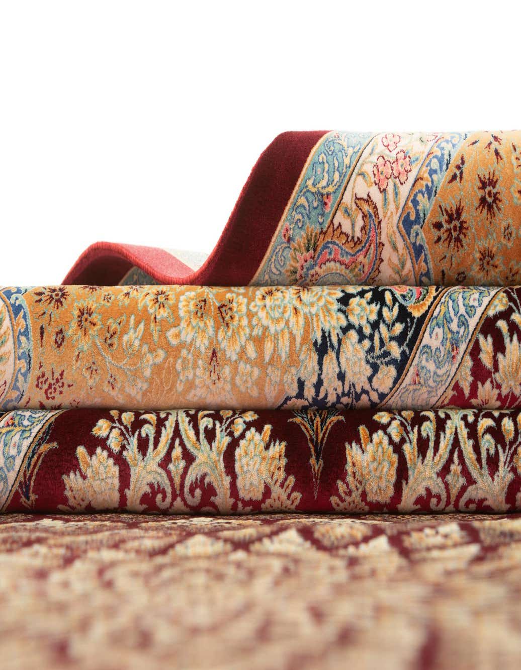 Primary image  8' x 11' 5 Ghom Design Rug