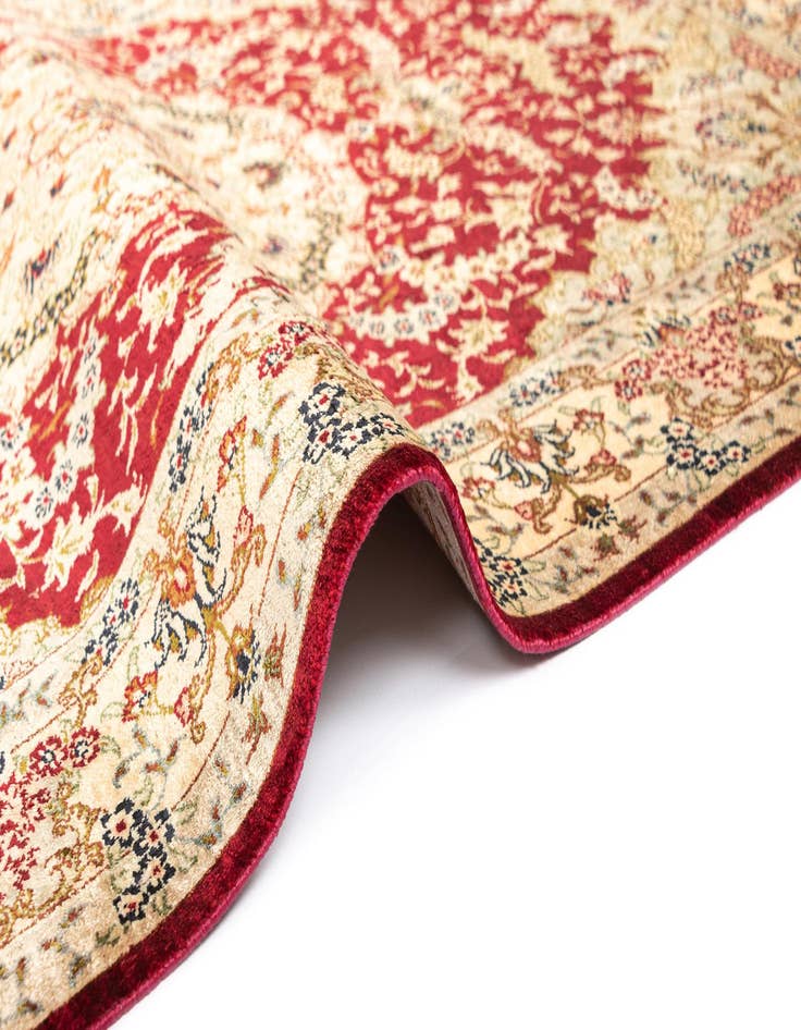 Detail image of  2' 7 x 3' 11 Ghom Silk Rug