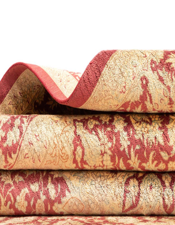 Detail image of  3' 3 x 4' 11 Ghom Silk Rug