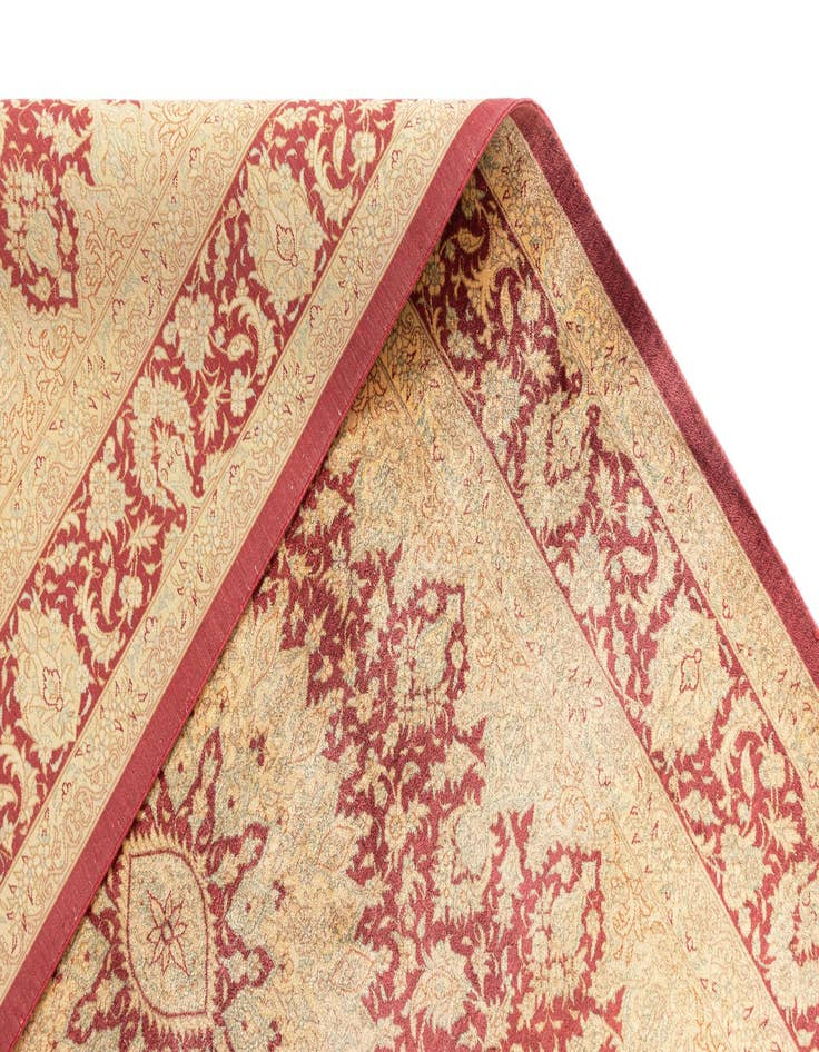 Detail image of  3' 3 x 4' 11 Ghom Silk Rug