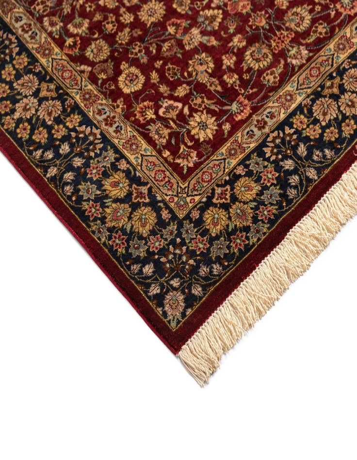 Detail image of  2' 7 x 3' 11 Ghom Silk Rug