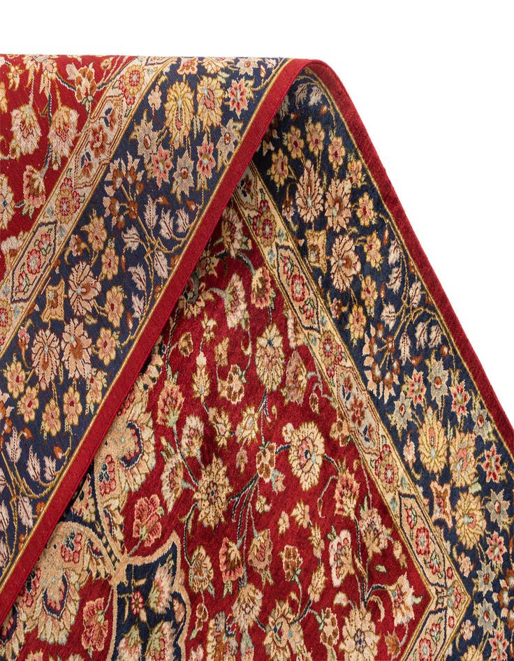 Detail image of  2' 7 x 3' 11 Ghom Silk Rug