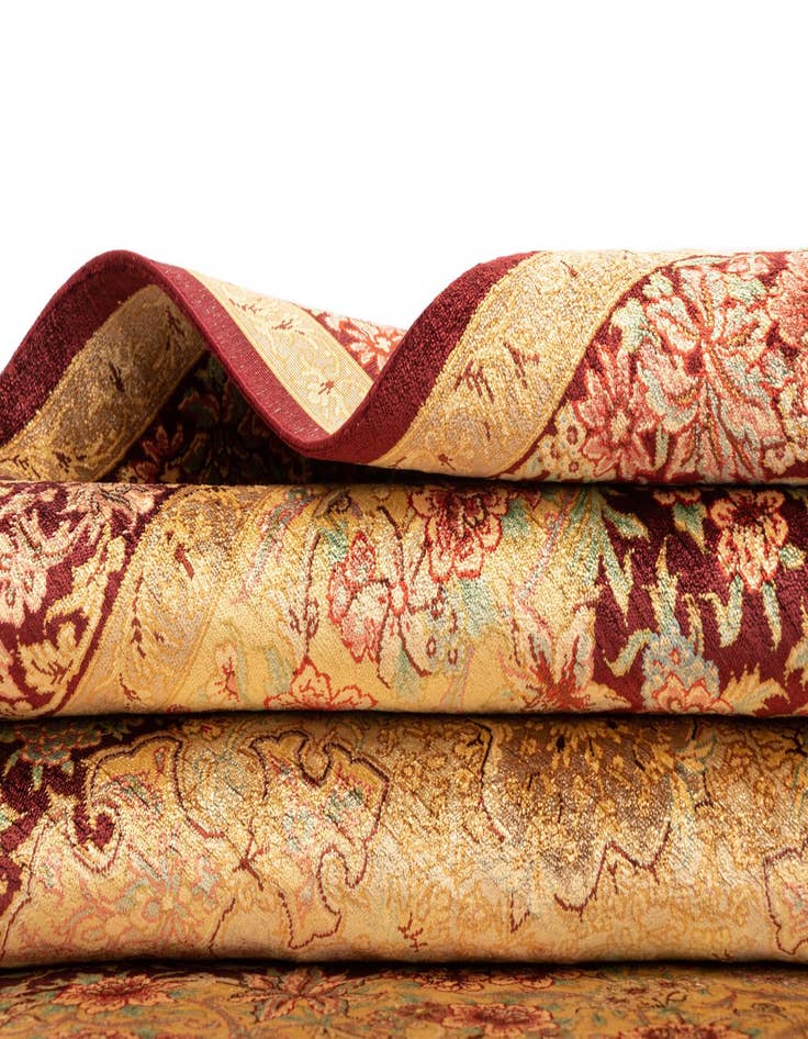 Detail image of  3' 4 x 5' 1 Ghom Silk Rug