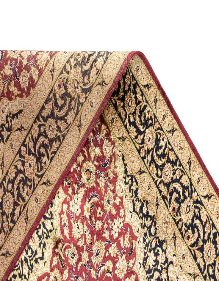 Detail image of  3' 3 x 5' Ghom Silk Rug