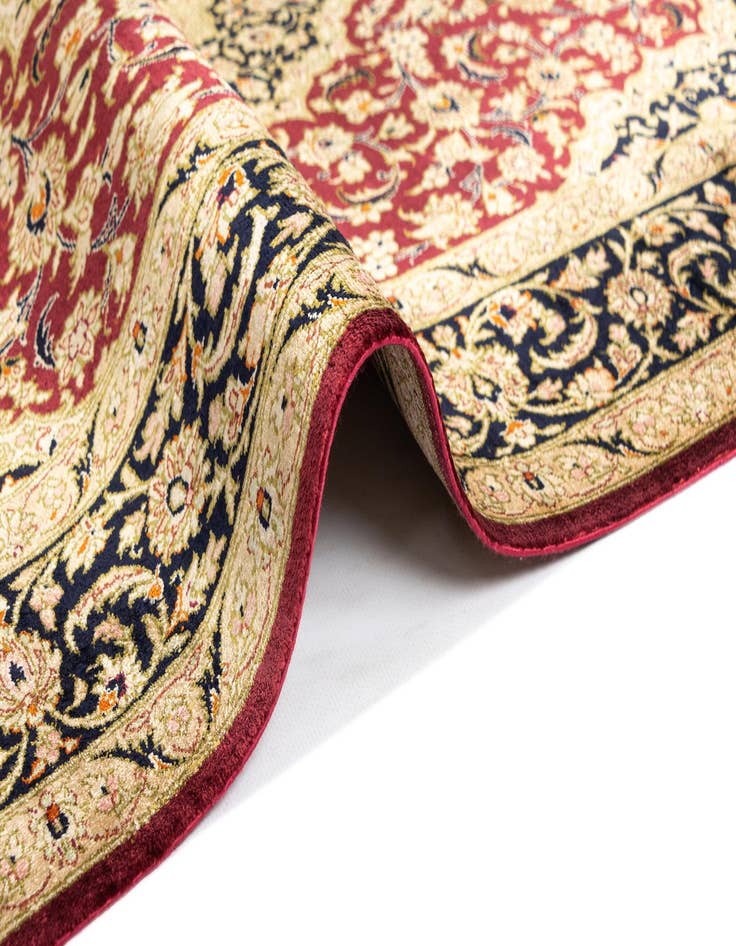 Detail image of  3' 3 x 5' Ghom Silk Rug