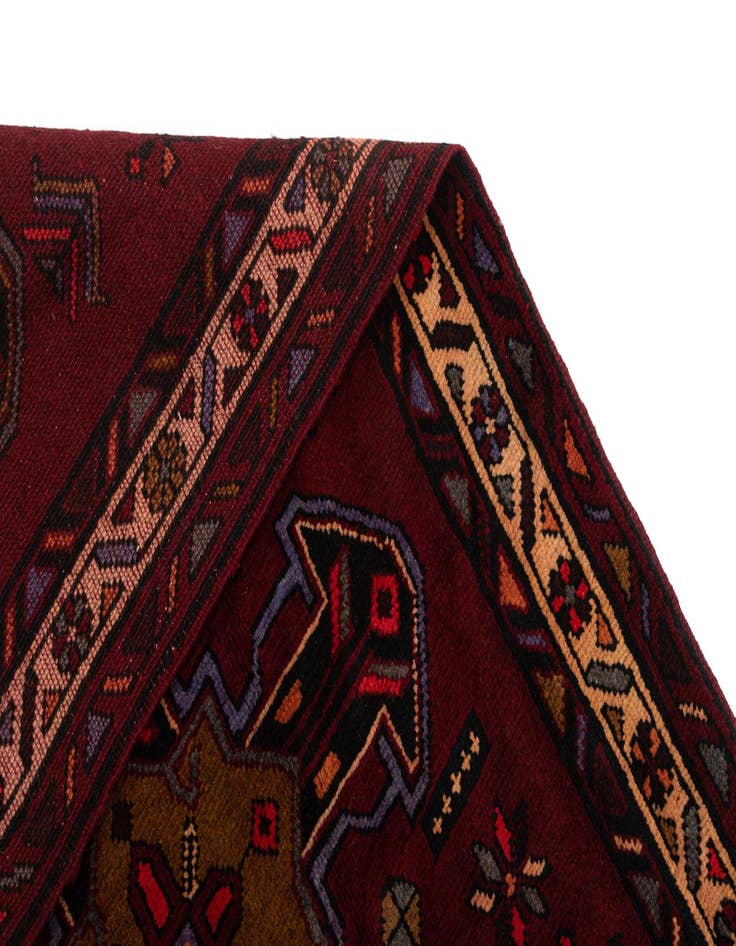 Detail image of  3' 10 x 12' 7 Ardabil Wool Runner Rug