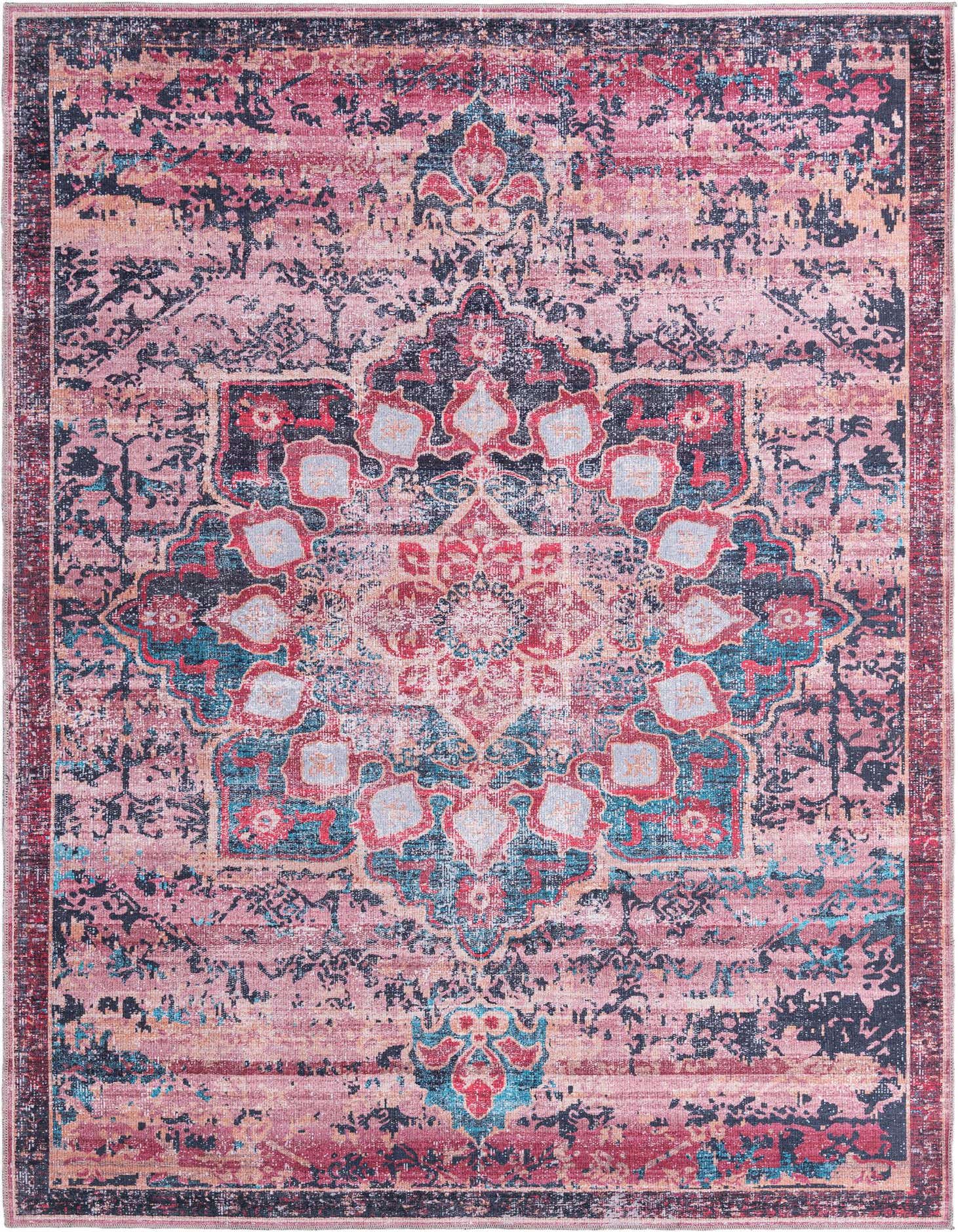 Primary image  7' 3 x 10'  Washable Francesca Rug