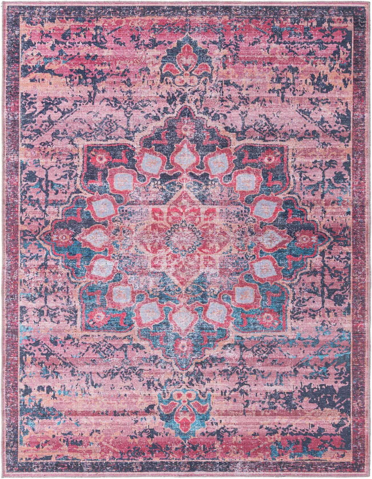 Primary image  5' 3 x 8'  Washable Francesca Rug
