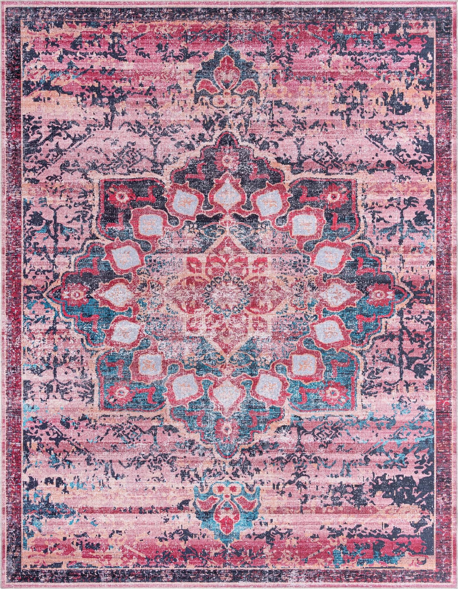  10' 6 x 13'  Washable Francesca Rug