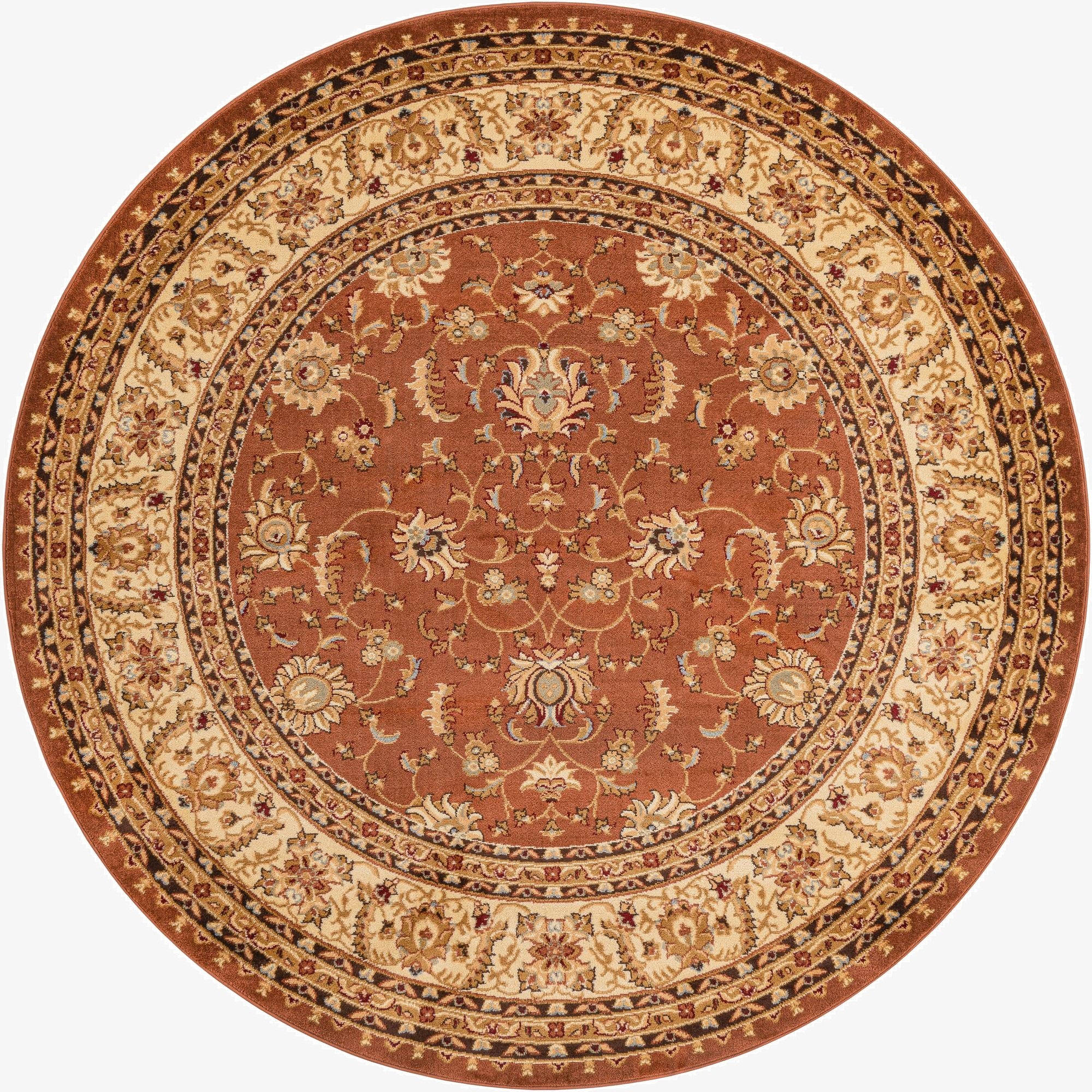  7' 10 x 7' 10 Aditi Round Rug