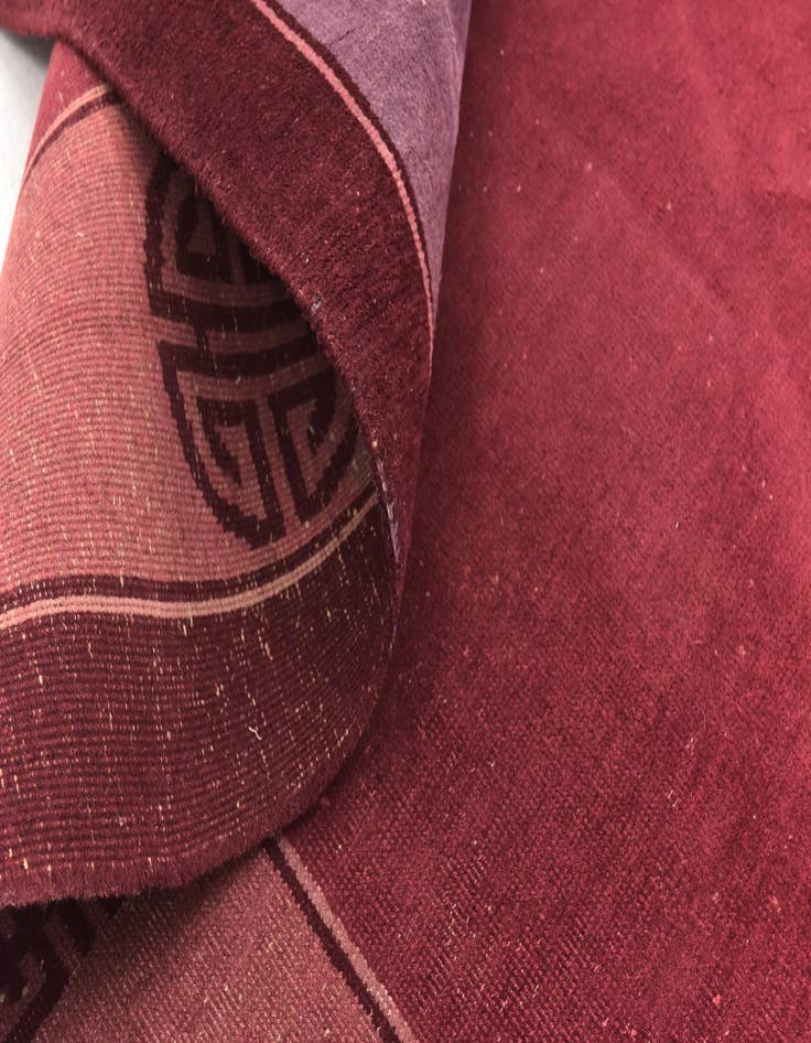 Detail image of  8' 10 x 11' 10  Hand Knotted Antique Finish Wool Rug