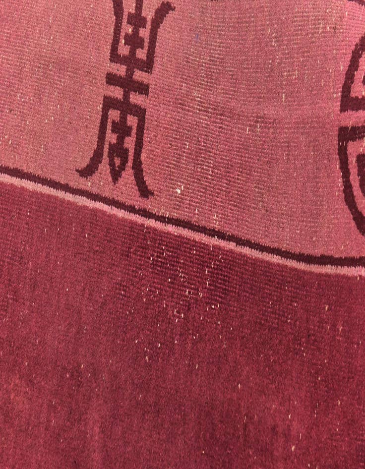 Detail image of  8' 10 x 11' 10  Hand Knotted Antique Finish Wool Rug