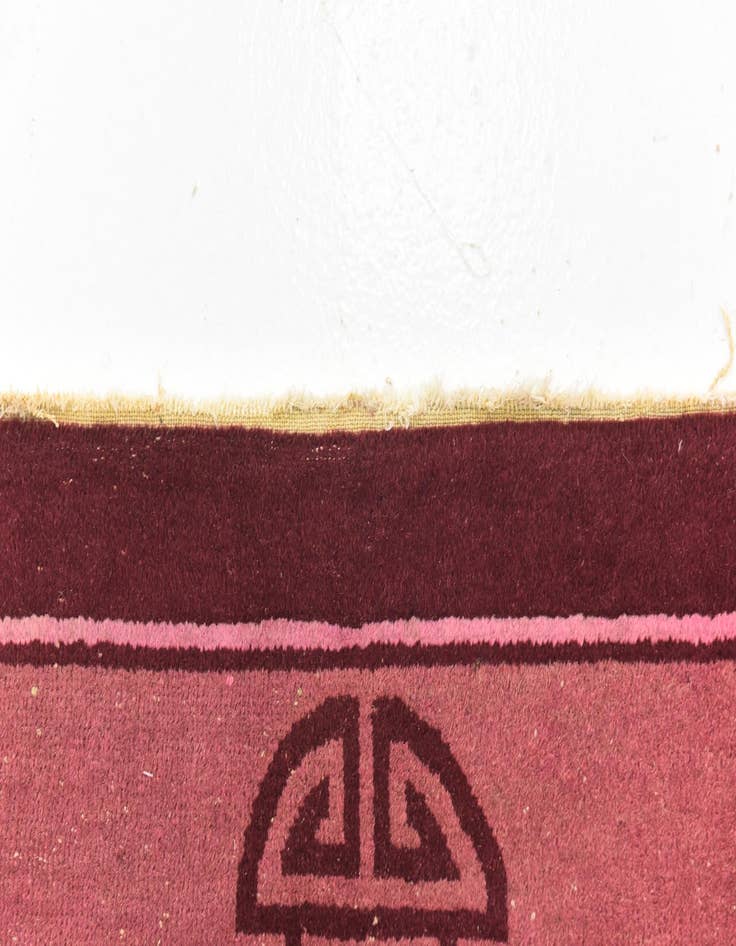 Detail image of  8' 10 x 11' 10  Hand Knotted Antique Finish Wool Rug