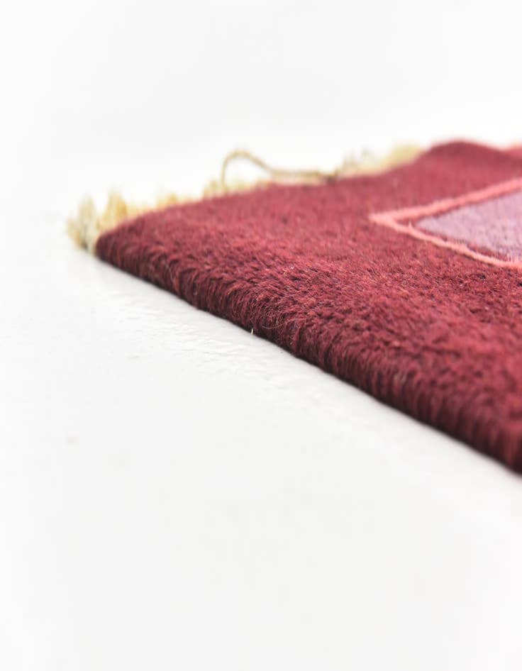 Detail image of  8' 10 x 11' 10  Hand Knotted Antique Finish Wool Rug