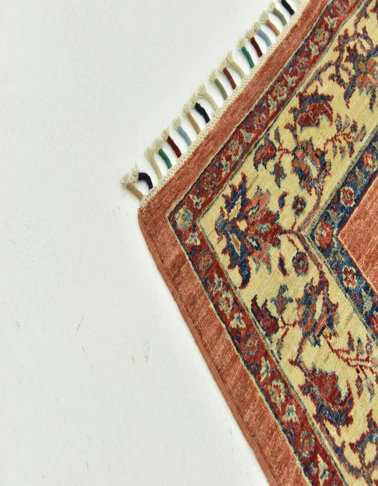 Detail image of  6' 8 x 9' 7  Hand Knotted Ariana Ziegler Rug