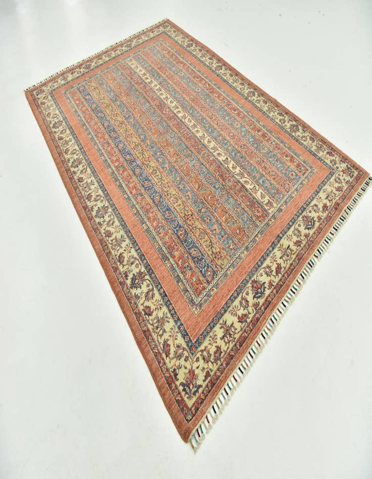 Detail image of  6' 8 x 9' 7  Hand Knotted Ariana Ziegler Rug