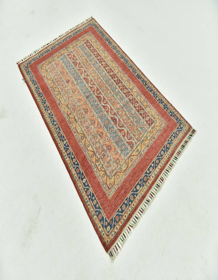 Detail image of  4' x 6'  Hand Knotted Ariana Ziegler Rug