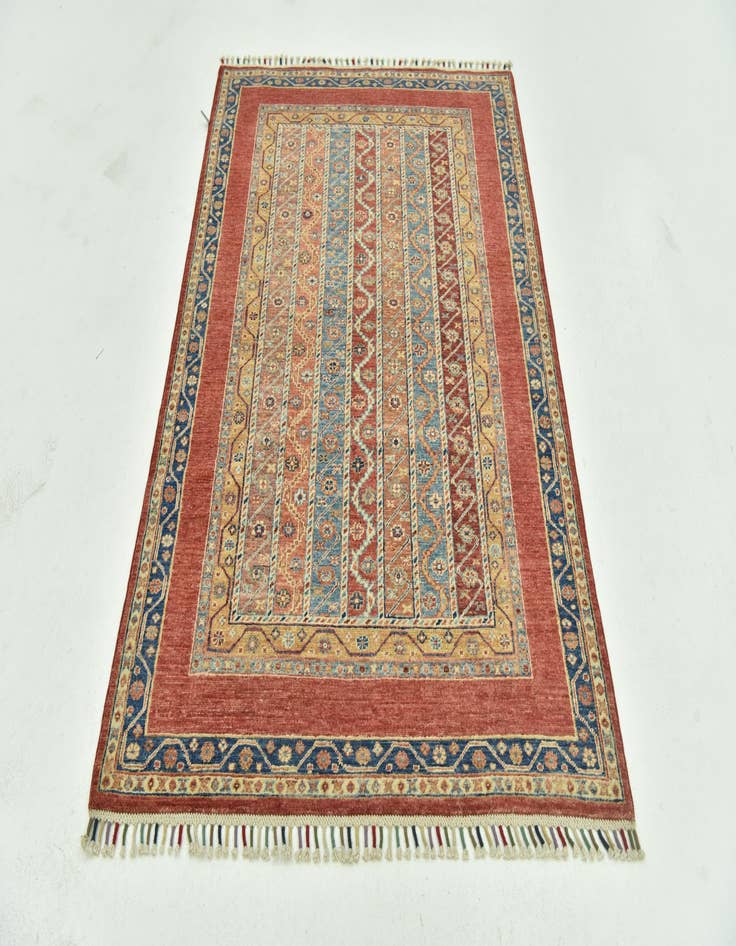 Detail image of  4' x 6'  Hand Knotted Ariana Ziegler Rug