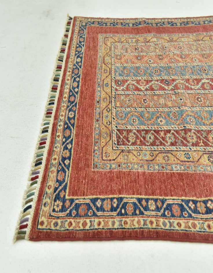 Detail image of  4' x 6'  Hand Knotted Ariana Ziegler Rug