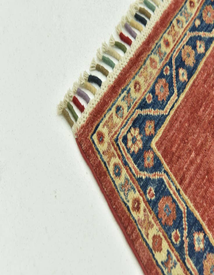 Detail image of  4' x 6'  Hand Knotted Ariana Ziegler Rug