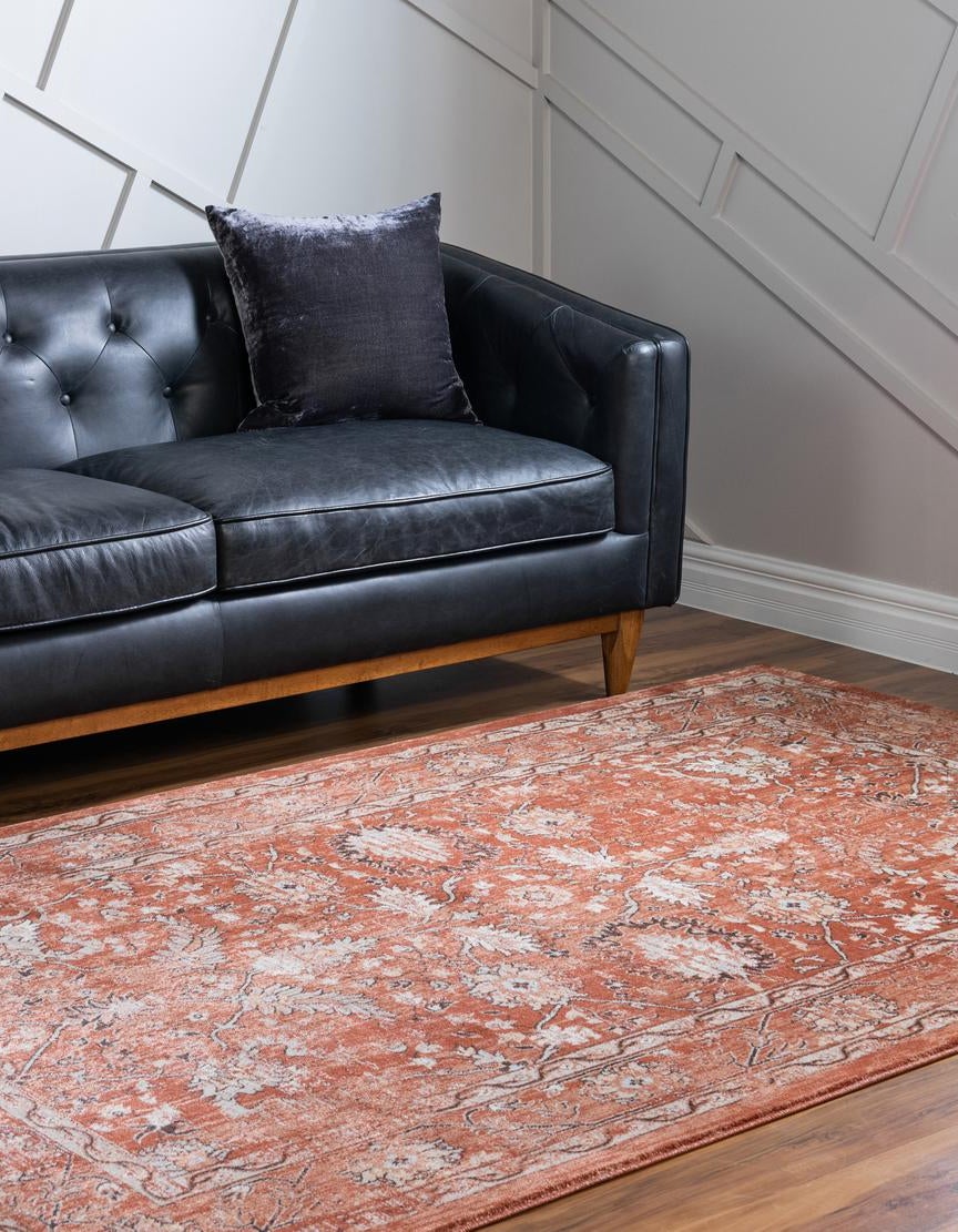 Brick Red 7' x 10' Dahlia Rug | Rugs.com