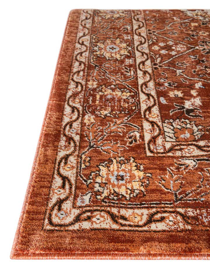 Brick Red 6' x 9' Dahlia Rug | Rugs.com
