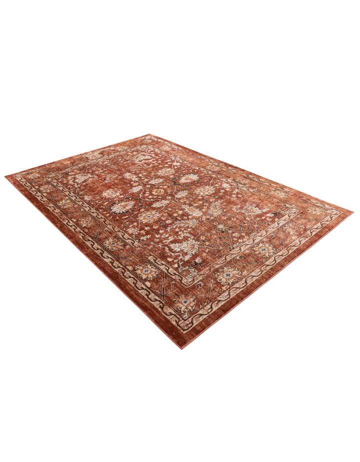 Brick Red 6' x 9' Dahlia Rug | Rugs.com