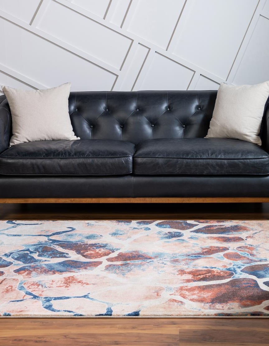 Brick Red 5' x 8' Gossamer Rug | Rugs.com