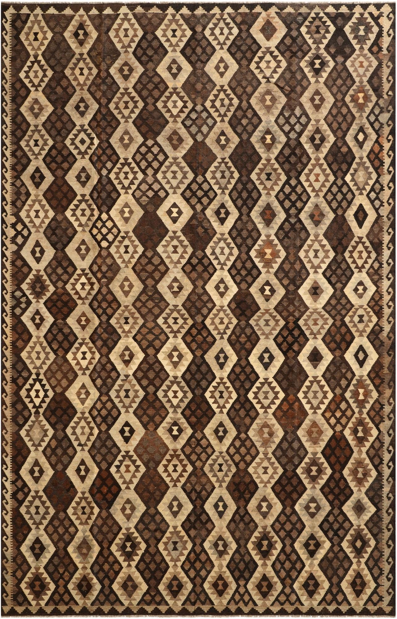 10' 3 x 15' 10 Hand Woven Kilim Modern Wool Rug