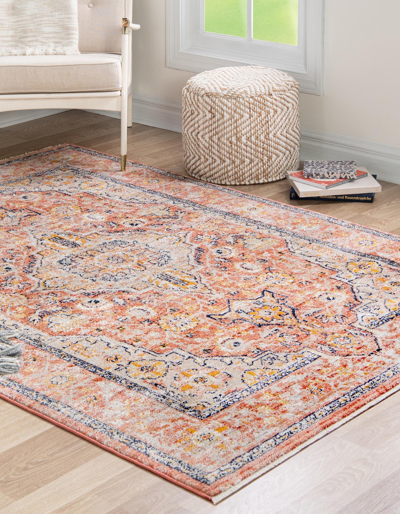 Brick Red 7' x 10' 2 Lola Rug | Rugs.com