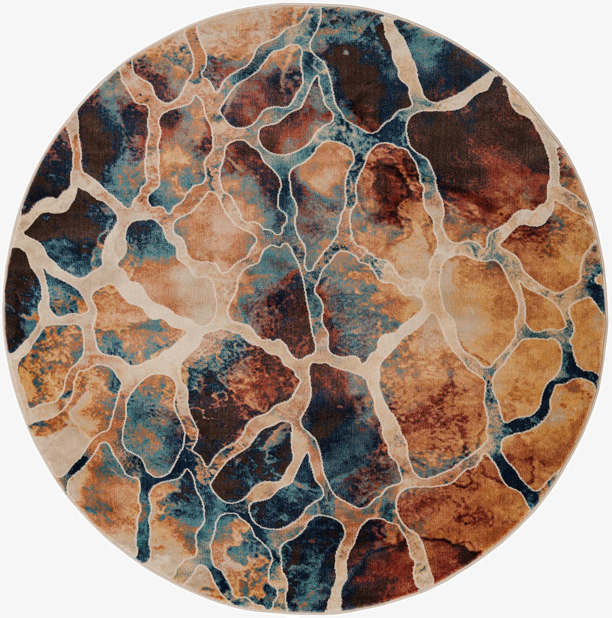  6' x 6' Gossamer Round Rug