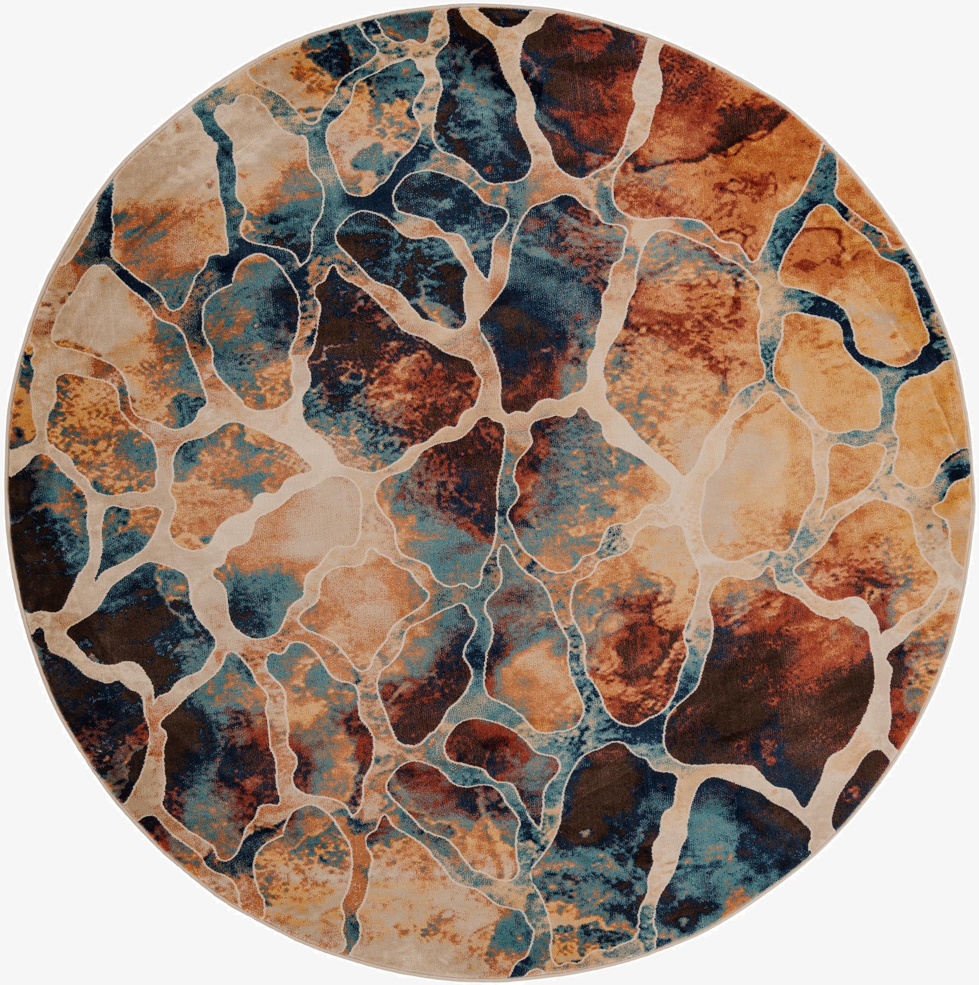  7' 10 x 7' 10 Gossamer Round Rug