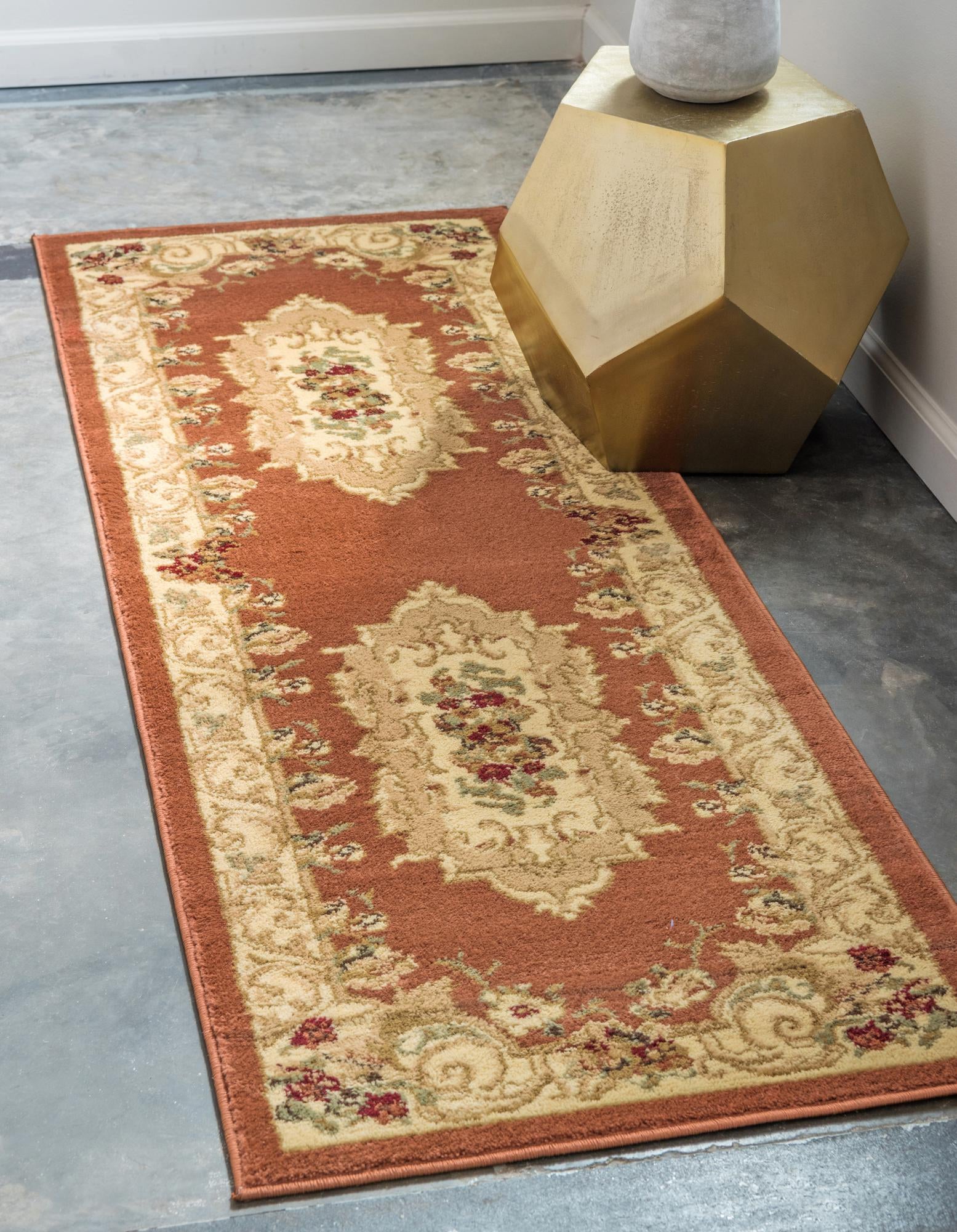 Brick Red 2' 7 x 10' Chateau Runner Rug | Rugs.com