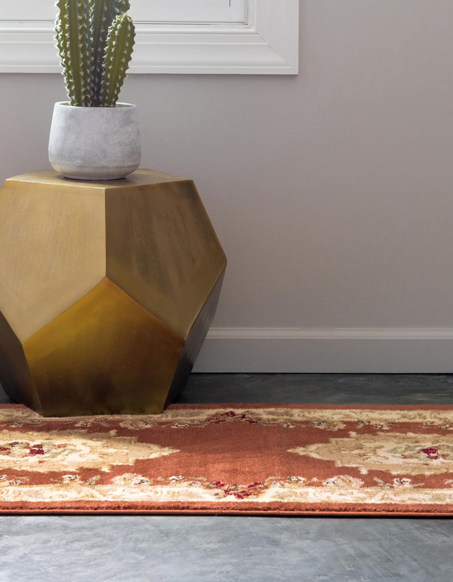 Brick Red 2' 7 x 10' Chateau Runner Rug | Rugs.com