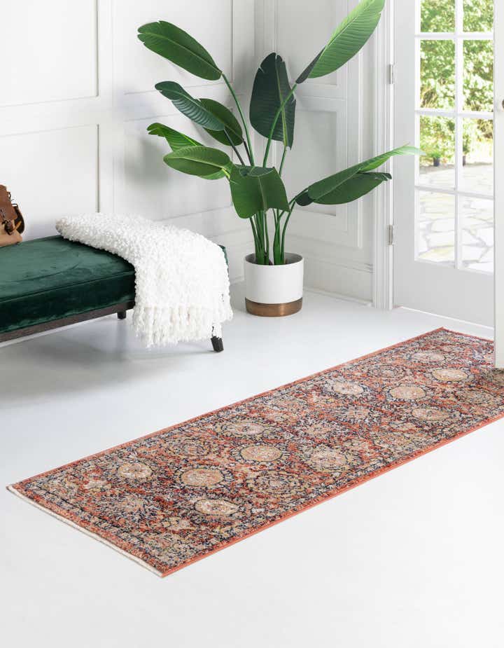 Brick Red 2' 7 x 10' 2 Lola Runner Rug | Rugs.com