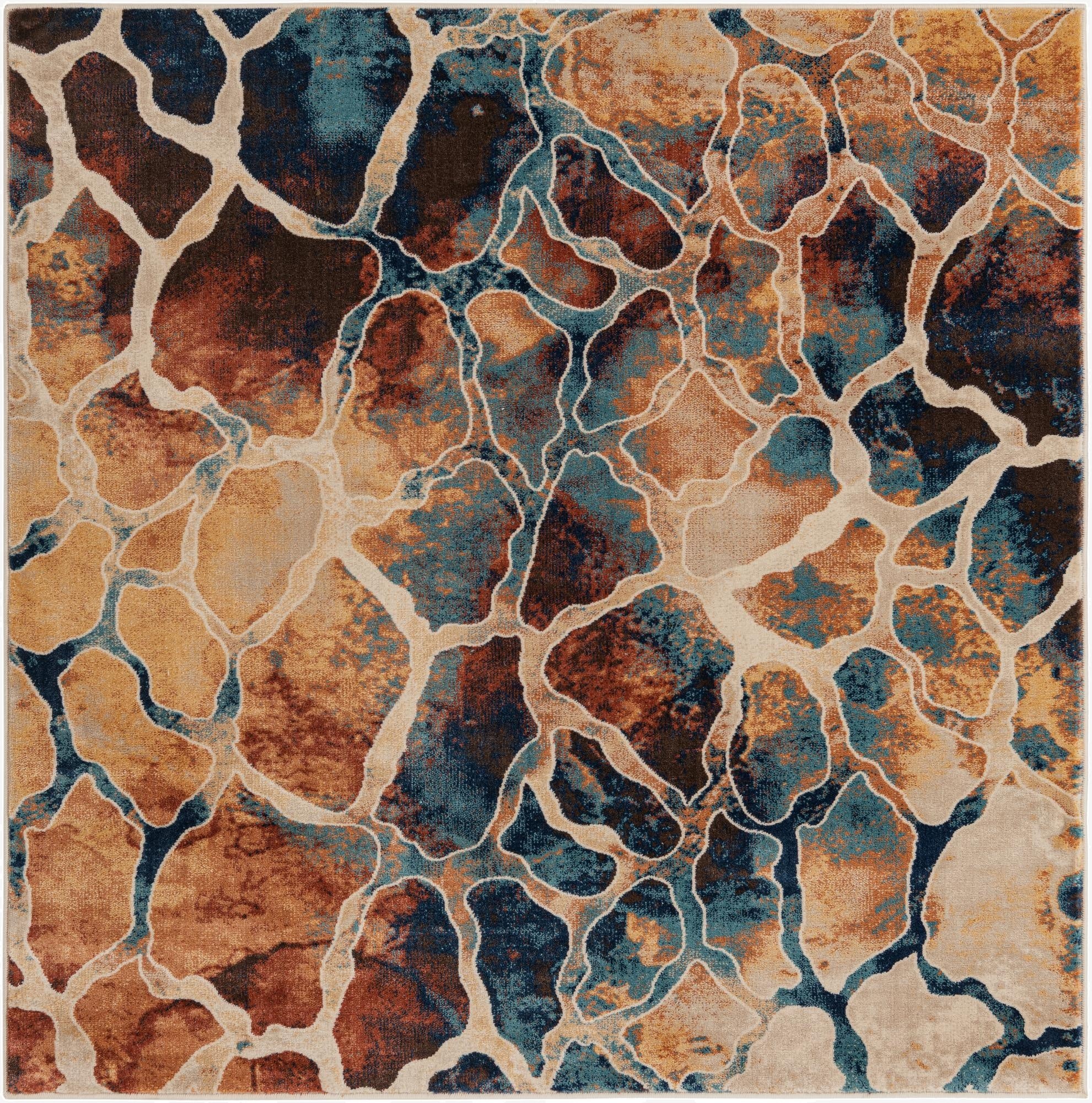  5' 3 x 5' 3 Gossamer Square Rug