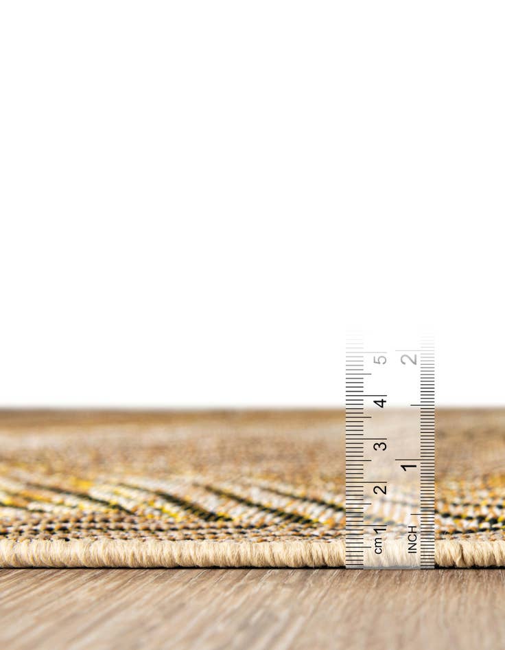 Detail image of  10' x 14'  Washable Botanical Indoor / Outdoor Rug