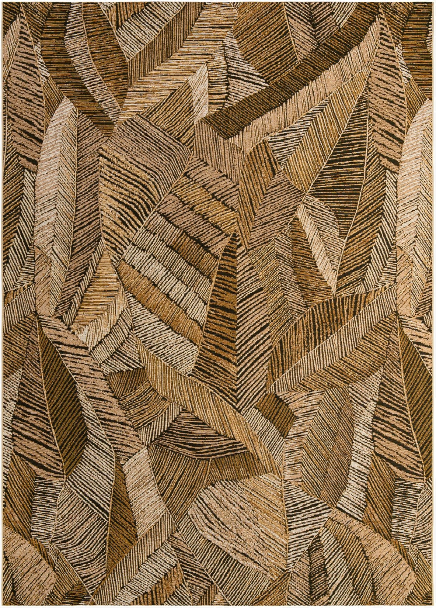  7' 10 x 11'  Washable Botanical Indoor / Outdoor Rug