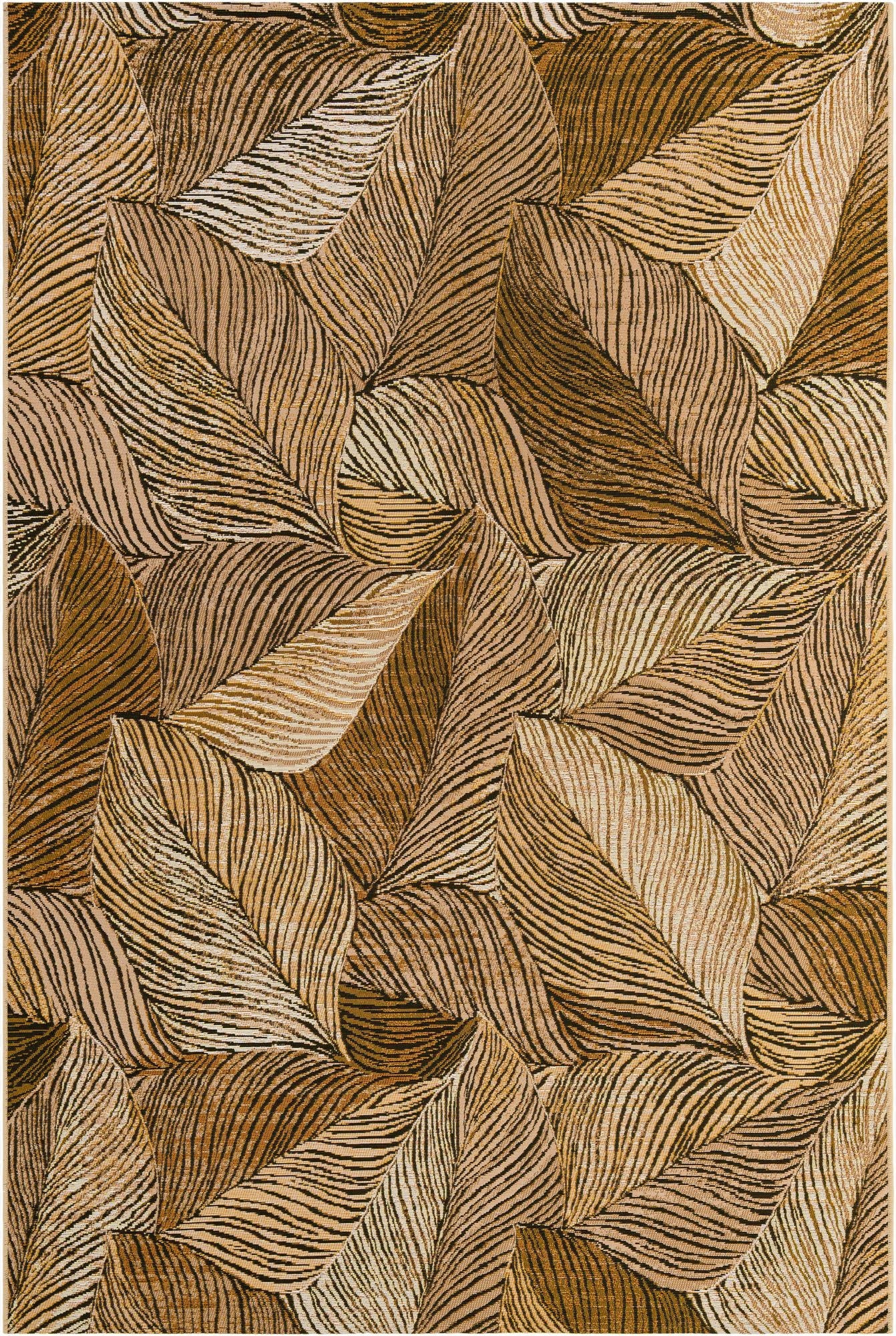  6' x 9'  Washable Botanical Indoor / Outdoor Rug