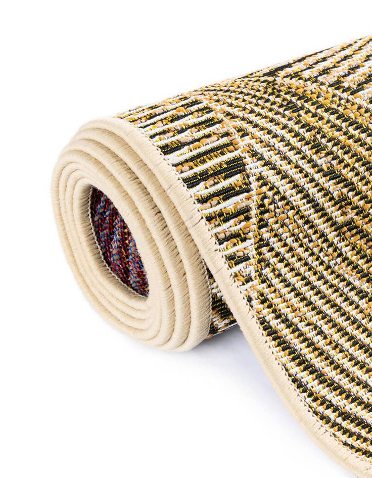 Detail image of  2' x 5'  Washable Botanical Indoor / Outdoor Runner Rug