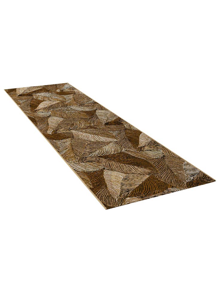 Detail image of  2' 7 x 10'  Washable Botanical Indoor / Outdoor Runner Rug