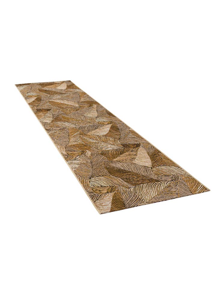 Detail image of  2' 7 x 12'  Washable Botanical Indoor / Outdoor Runner Rug